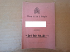 Libretto tiro bersaglio usato  Casandrino