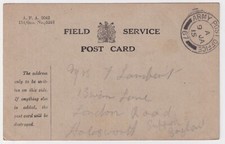 1ª Guerra Mundial APO 67 1915 na Bélgica Soldados Cartão de Serviço de Campo para Halesworth Suffolk, usado comprar usado  Enviando para Brazil