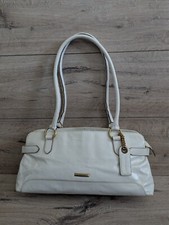 Bolsa de ombro feminina Claudio Ferrici couro branco, usado comprar usado  Enviando para Brazil