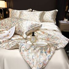 Conjunto de roupa de cama de seda amoreira tamanho king size estampado capa de edredom fronha comprar usado  Enviando para Brazil