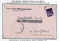 Amg storia postale usato  Venzone