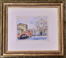 Tableau aquarelle encadrée d'occasion  Paris XV
