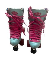 Usado, Patins infantis Moxi Beach Bunny azul rosa tamanho 4 sem caixa comprar usado  Enviando para Brazil