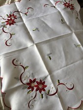 Vintage christmas embroidered for sale  BOLTON