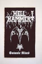 Patch de pano Hell Hammer metal preto veneno geada celta Satyricon Bathory (CP234) comprar usado  Enviando para Brazil