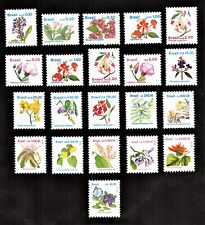 Selos do Brasil 1989 1993 Flora Brasileira. Flores. Completo. Todas as séries. MNH comprar usado  Brasil 