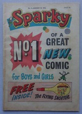 Sparky comic jan for sale  UK
