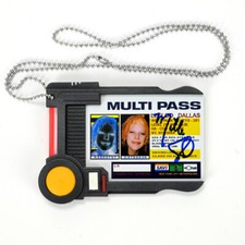 Milla Jovovich Autografado 1997 Quinto Elemento Leeloo MULTI PASS Prop Réplica comprar usado  Enviando para Brazil