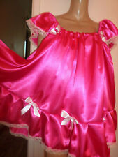 Deep pink satin for sale  LEIGH