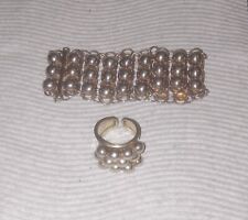 Pulseira e anel combinando prata esterlina 950 56 gramas  comprar usado  Enviando para Brazil