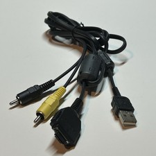 Cabos USB e áudio vídeo A/V Sony VMC-MD1 para câmeras Cybershot selecionadas, usado comprar usado  Enviando para Brazil
