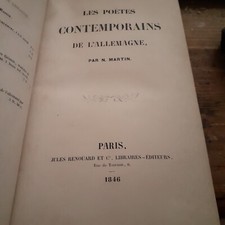 Poètes contemporains allemagn d'occasion  Orleans-