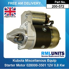 Starter motor for d'occasion  Expédié en Belgium