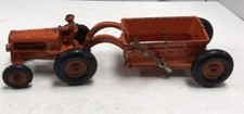 Vehículo de juguete Allis Chalmers tractor y remolque de volteo de hierro fundido arcade de colección segunda mano  Embacar hacia Mexico