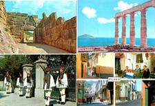 Postcards x13 greece for sale  CARSHALTON