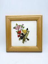 Small framed stumpwork for sale  ROCHESTER