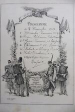 Programme fanfare bataillon d'occasion  Castres