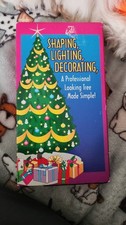 Shaping Lighting Decorating Professional Christmas Tree Vhs Vintage Tape comprar usado Shaping Lighting Decorating Professional Christmas Tree Vhs Vintage Tape comprar usado  Enviando para Brazil