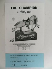 Bally the champion d'occasion  Expédié en Belgium
