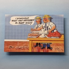 Comic postcard butcher for sale  TELFORD