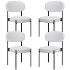Boucle dining chairs for sale  Ashford