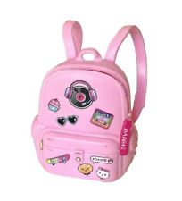 Mochila boneca Barbie plástico rosa fashionistas acessório de moda bolsa escolar 2,5" comprar usado  Enviando para Brazil