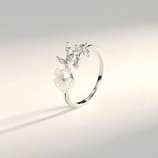 Silver flower inlaid for sale  Birmingham