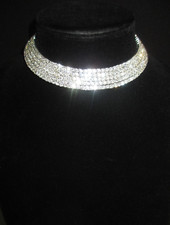 Rhinestone choker necklace for sale  Titusville
