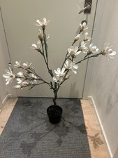 Árbol de magnolia artificial en maceta - realista y decorativo segunda mano  Embacar hacia Mexico
