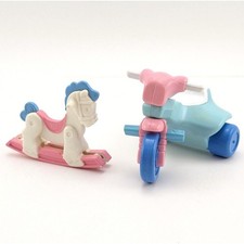 Triciclo e cavalo de balanço Fisher Price Loving Family casa de bonecas 1994 1993, usado comprar usado  Enviando para Brazil