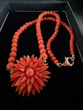 Collana vintage fiore usato  Mantova