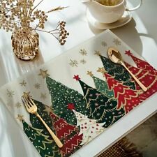 4pcs christmas placemats for sale  MELKSHAM