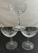CRISTAL D'ARQUES-DURAND Conjunto de 3 Copos LICOR -Diamante-França SOPRADO 4,5"T. MUITO BOM ESTADO comprar usado  Enviando para Brazil