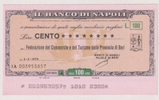 Miniassegni  Banco di Napoli - Bari 02.02.76 BDN3 comprar usado  Enviando para Brazil