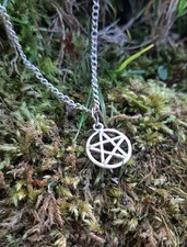 Silver pentagram pendant for sale  PENRYN