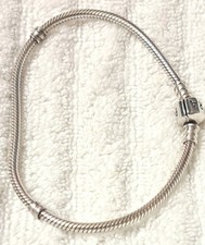 Pulseira de corrente de cobra prata esterlina 925 Pandora tamanho raro 8,5" 15,7 gramas  comprar usado  Enviando para Brazil