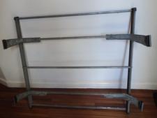 Rack de teto de carro retrô anos 70 HALFORDS. Aço quadrado. 36,5"/96cm x 39"/99cm-56"- 141cm comprar usado  Enviando para Brazil