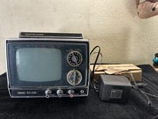 TV portátil vintage Sears estado sólido Wayfarer com cabos comprar usado  Enviando para Brazil