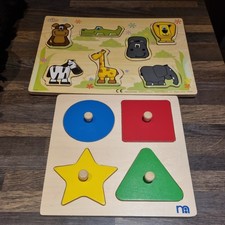 Wooden peg puzzles for sale  IPSWICH