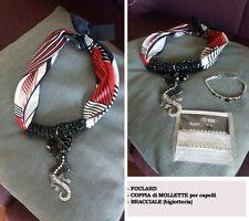 Foulard gioiello mollette usato  Marino