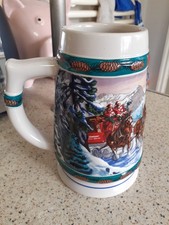Budweiser holiday stein for sale  NOTTINGHAM