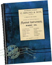 C Bruno Son (1890) Musical Instruments CATALOG * Violins Banjos Zithers Guitars comprar usado  Enviando para Brazil