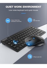 Tecknet wireless keyboard for sale  Katy