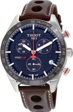 Relógio cronógrafo TISSOT PRS 516 pulseira de couro marrom excelente estado LOOK  comprar usado  Enviando para Brazil