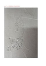 Lenzuolo matrimoniale ricamo usato  Milano