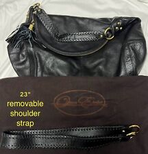 Bolsa de ombro Hobo de couro preta grande, Onna Ehrlich comprar usado  Enviando para Brazil