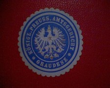 Siegelmarke königl preuss gebraucht kaufen  Deutschland
