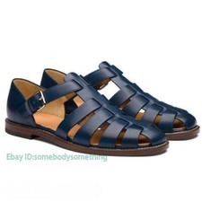 Sandalias para hombre punta cerrada hebilla hueca transpirable zapatos de pescador segunda mano  Embacar hacia Mexico