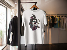 Açúcar crânio dia dos mortos inspirado Camiseta Floral Mexicano Adultos Crianças, usado comprar usado  Enviando para Brazil