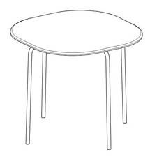 Table hygena amparo for sale  DAGENHAM